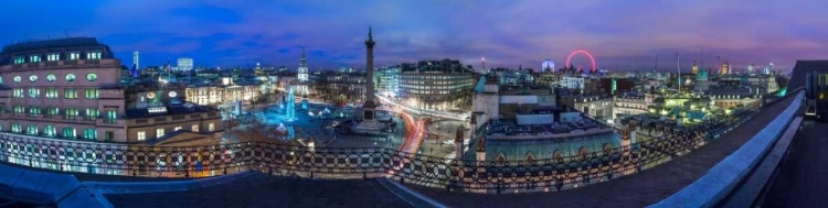 Picture of PANORAMIC VIEW OF LONDON CITY IN EVENING