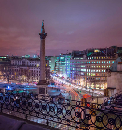 Picture of EVENING VIEW OF TRAFALGAR SQUARE, LONDON, UK