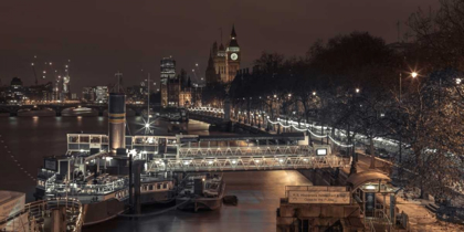 Picture of EVENING VIEW OF LONDON CITY, FTBR-1831