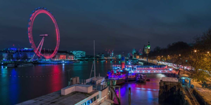 Picture of LONDON CITYSCAPE WITH MILLENNIUM WHEEL