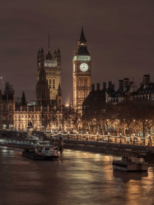 Picture of LONDON CITYSCAPE WITH BIG BEN AND WESTMINSTER ABBY