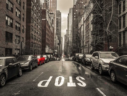 Picture of STREETS OF MANHATTAN WITH CARS, NEW YORK CITY