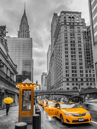 Picture of CAB ON NEW YORK CITY STREET, FTBR-1840