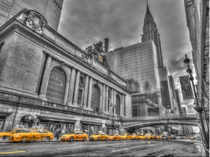 Picture of CAB ON NEW YORK CITY STREET