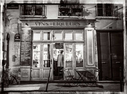 Picture of CAFE ON STREET OF MONTMARTRE, PARIS