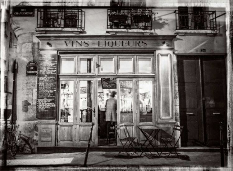 Picture of CAFE ON STREET OF MONTMARTRE, PARIS