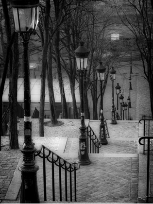 Picture of THE FAMOUS STAIRCASE IN MONTMARTRE, PARIS, FRANCE