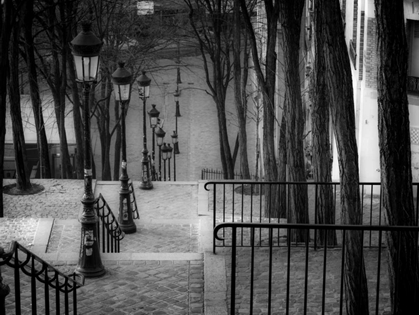Picture of THE FAMOUS STAIRCASE IN MONTMARTRE, PARIS, FRANCE