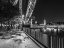 Picture of RIVER THAMES AND THE MILLENIUM WHEEL FROM PROMENADE, LONDON, UK