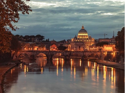 Picture of VIEW OF BASILICA DI SAN PIETRO IN VATICAN, ROME, ITALY