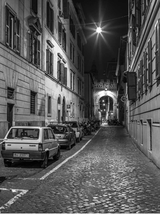 Picture of VEHICLES PARKED ON NARROW CITY STREETS OF ROME, ITALY