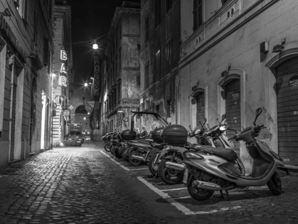 Picture of VEHICLES PARKED ON NARROW CITY STREETS OF ROME, ITALY