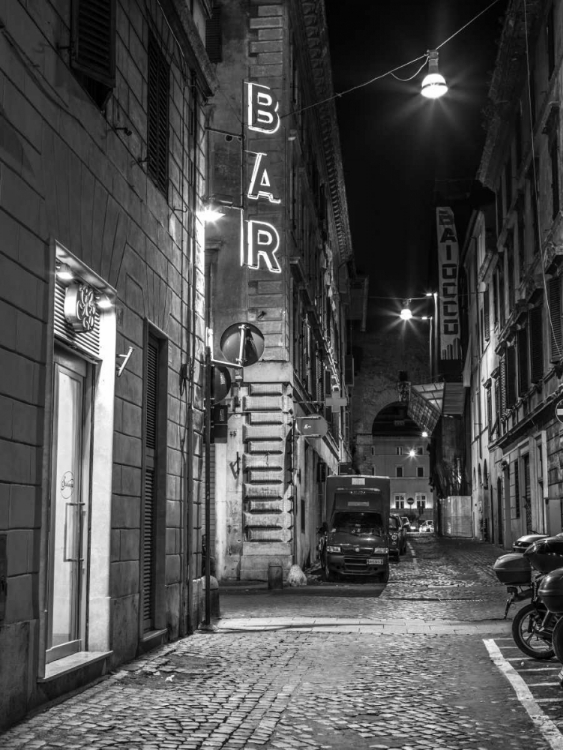 Picture of VEHICLES PARKED ON NARROW CITY STREETS OF ROME, ITALY