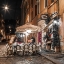 Picture of SIDEWALK CAFE ON NARROW STREETS OF ROME, ITALY, FTBR-1804