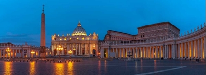 Picture of ST. PETERS SQUARE AT THE VATICAN CITY, ROME, ITALY