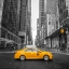 Picture of CAB ON NEW YORK CITY STREET