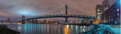 Picture of MANHATTAN BRIDGE AND NEW YORK CITY SKYLINE
