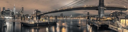 Picture of BROOKLYN BRIDGE OVER EAST RIVER, NEW YORK