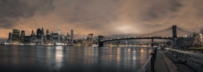 Picture of LOWER MANHATTAN SKYLINE IN EVENING, NEW YORK