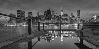 Picture of LOWER MANHATTAN SKYLINE IN EVENING, NEW YORK