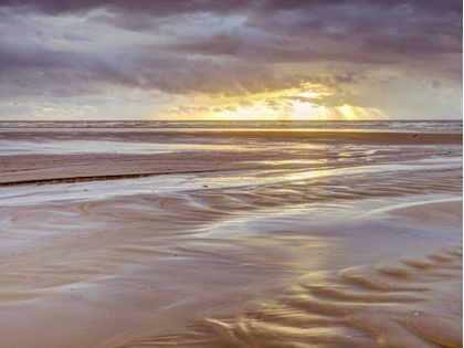 Picture of SUNSET, BLACKPOOL BEACH, UK
