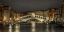 Picture of THE GRAND CANAL AND THE RIALTO BRIDGE AT NIGHT, VENICE, ITALY