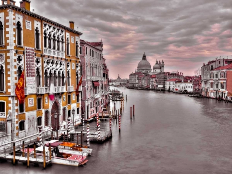 Picture of CITYSCAPE AND GRAND CANAL, VENICE, ITALY