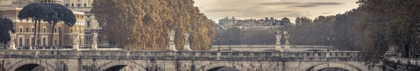 Picture of SAINT ANGELO BRIDGE AND TIBER RIVER, ROME, ITALY
