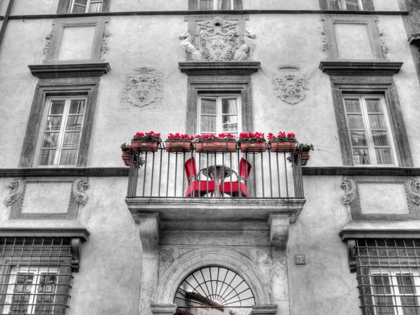 Picture of OLD BUILDING WITH BALCONY IN ROME, ITALY