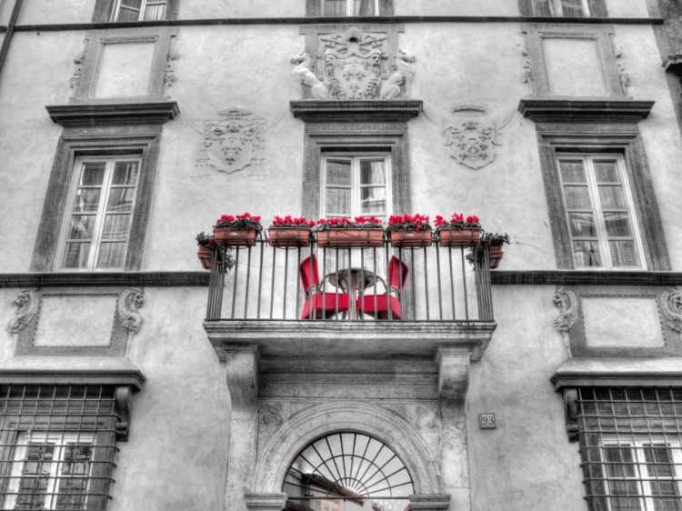 Picture of OLD BUILDING WITH BALCONY IN ROME, ITALY