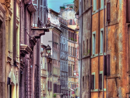 Picture of NARROW STREET THROUGH OLD BUILDINGS IN ROME, ITALY