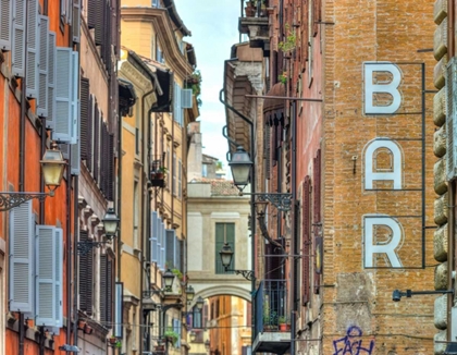Picture of NARROW STREET THROUGH OLD BUILDINGS IN ROME, ITALY
