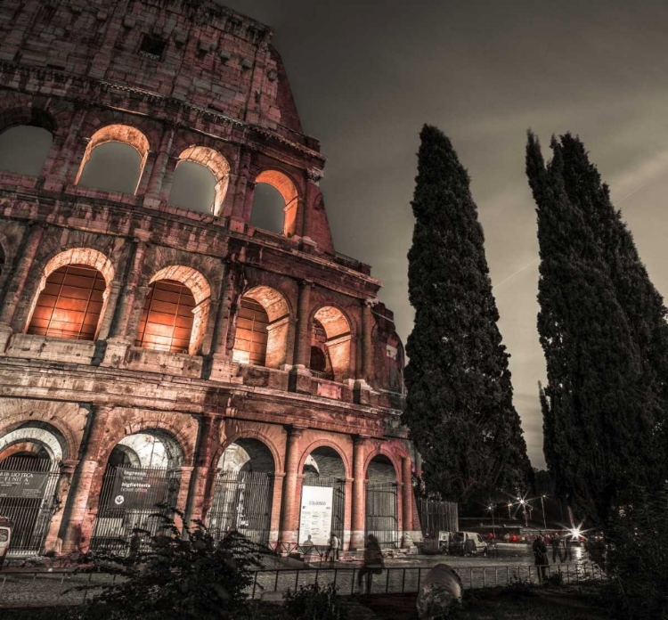 Picture of FAMOUS COLOSSEUM IN ROME, ITALY