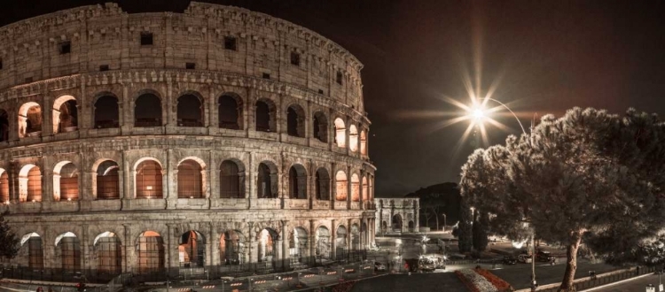 Picture of FAMOUS COLOSSEUM IN ROME, ITALY