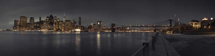 Picture of EVENING VIEW OF MANHATTAN SKYLINE OVER EAST RIVER, NEW YORK