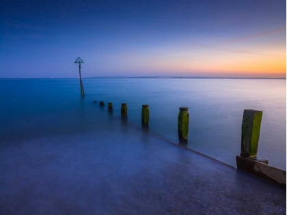 Picture of GROYNES AT DUSK, HAYLING ISLAND, UK