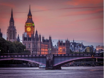 Picture of BIG BEN FROM RIVER THAMES, LONDON, UK
