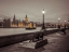 Picture of BENCHS BY THE WALKWAY NEXT TO RIVER THAMES, LONDON, UK