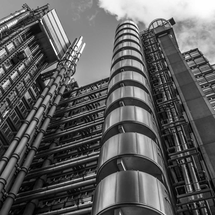 Picture of LOW ANGLE VIEW OF LLOYDS BUILDING, LONDON, UK