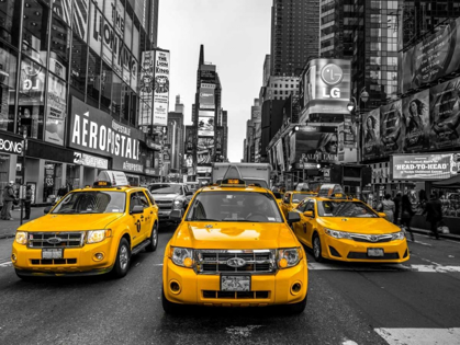 Picture of TAXI ON BROADWAY, NEW YORK