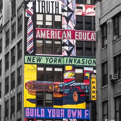 Picture of ADVERTISEMENTS ON BUILDING EXTERIOR, NEW YORK