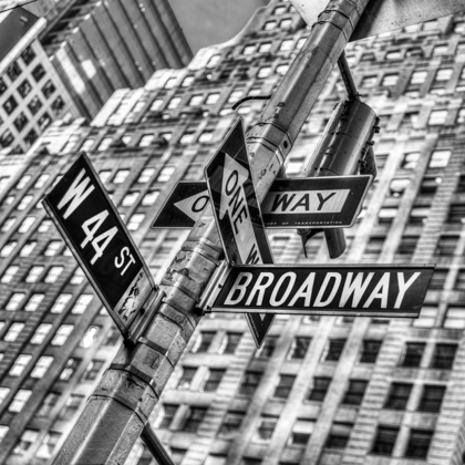 Picture of STREET SIGNS IN NEW YORK CITY