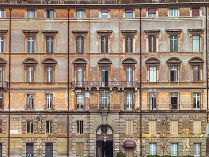 Picture of OLD RUSTIC BUILDING IN ROME, ITALY