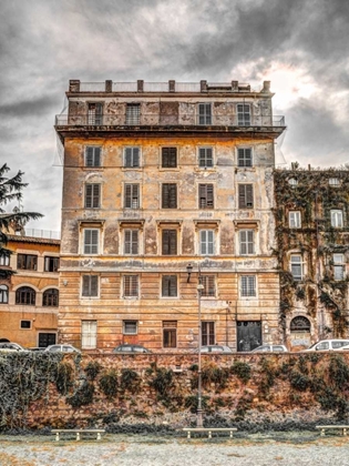 Picture of OLD RUSTIC BUILDING IN ROME, ITALY