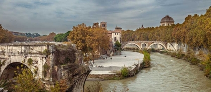 Picture of TIBER RIVER THROUGH THE CITY OF ROME, ITALY