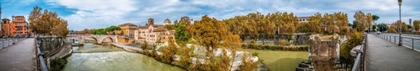 Picture of TIBER RIVER THROUGH THE CITY OF ROME, ITALY