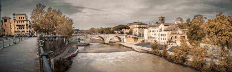 Picture of TIBER RIVER THROUGH THE CITY OF ROME, ITALY