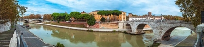 Picture of TIBER RIVER THROUGH THE CITY OF ROME, ITALY