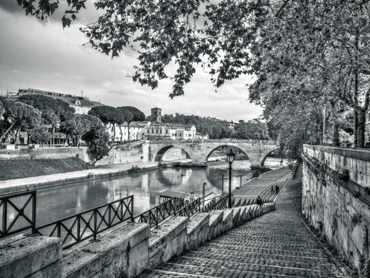 Picture of TIBER RIVER THROUGH THE CITY OF ROME, ITALY