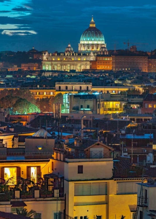 Picture of VATICAN CITY WITH ST. PETERS BASILICA, ROME, ITALY